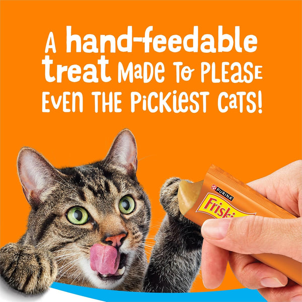 Friskies Purina Lil’ Lickables with Chicken, with Tuna or with Ocean Whitefish Variety Pack Lickable Cat Treats - 10 Oz (Pack of 20)9