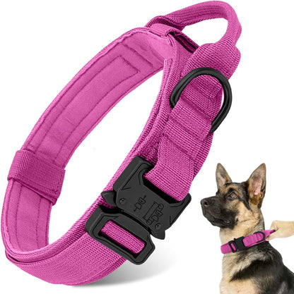 Tactical Dog Collar Leash Set,Dog Collar with Controll Handle for Large Dog8