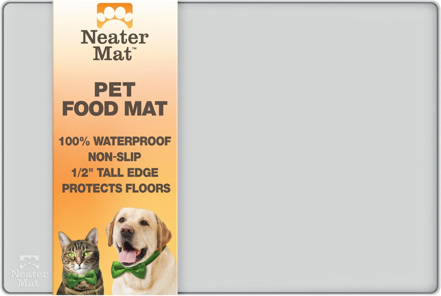 neater-pet-brands-neater-mat-pet-mats-for-food-and-water-cat-dog-bowl-mat-waterproof-silicone-feeding-tray-dog-food-mats-for-floors-placemat-w-raised-edge-for-under-bowls-16-x-10-cappuccino