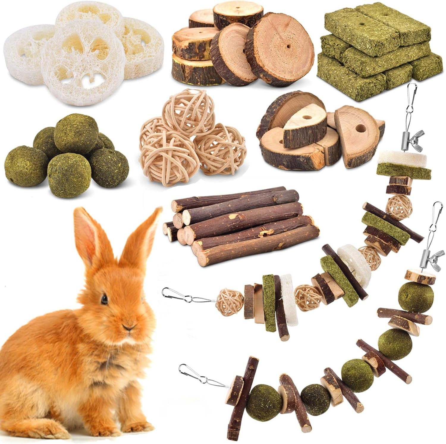 katumo-rabbit-chew-toys-bunny-toys-apple-wood-grass-timothy-treat-diy-hamster-chew-kit-bunny-teeth-care-molar-toys-ideal-for-rabbit-guinea-pig-chinchilla-hamster-squirrel-gerbils