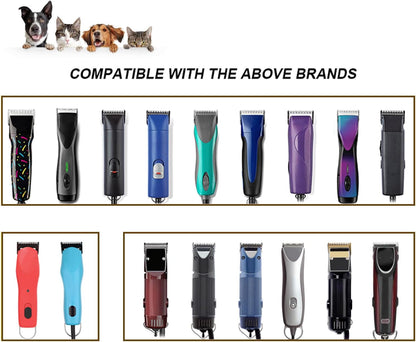 7FC Dog Grooming Ceramic Blades,Compatible with Andis,Oster A5,Wahl KM10 | Size 7FC Detachable Ceramic Blade 1/8-Inch 3.2MM Cut Length,3 Pack6