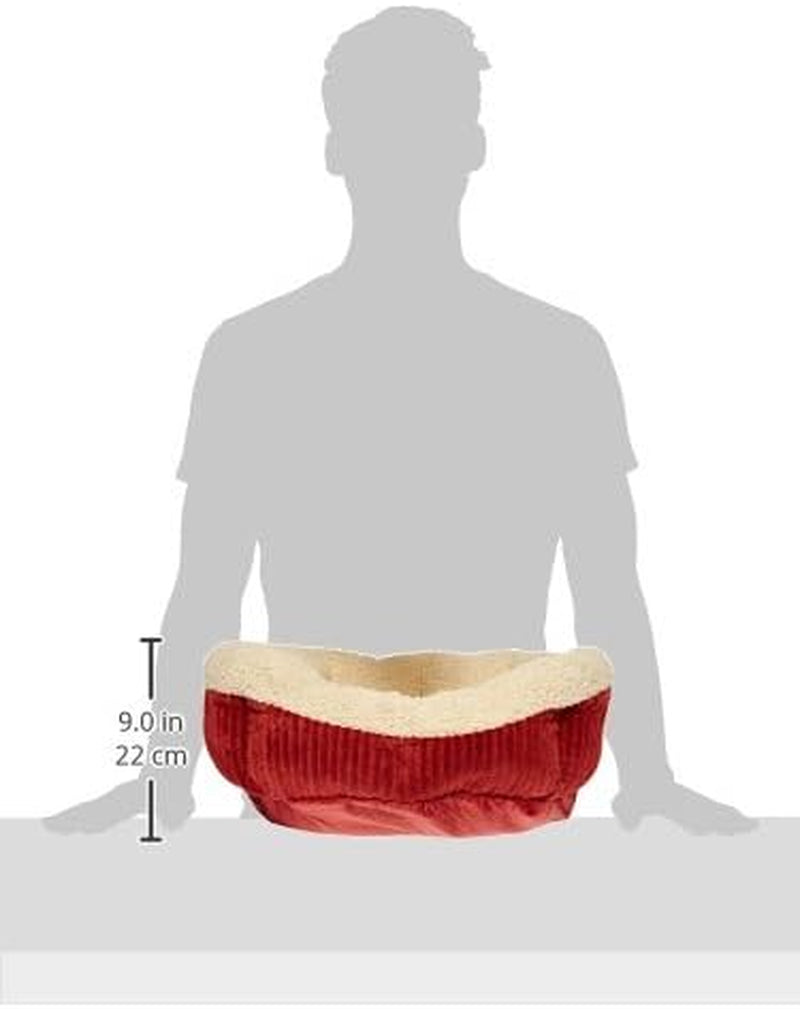 petmate-aspen-pet-self-warming-round-bed-19-5-inches-barn-red-and-cream-reflects-body-heat-back-no-electricity-needed-cushioned-surface-cozy-resting-spot-for-cats-and-small-dogs-indoors-today