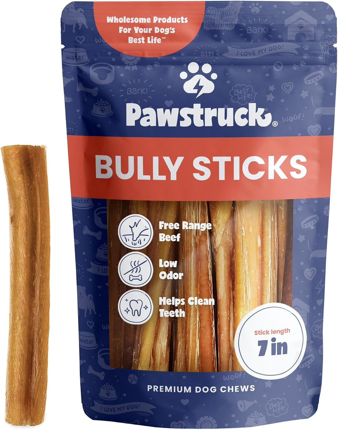 pawstruck-natural-5-8-bully-sticks-for-dogs-best-long-lasting-rawhide-free-low-odor-dental-chew-treat-healthy-single-ingredient-100-real-beef-8-oz-bag-packaging-may-vary