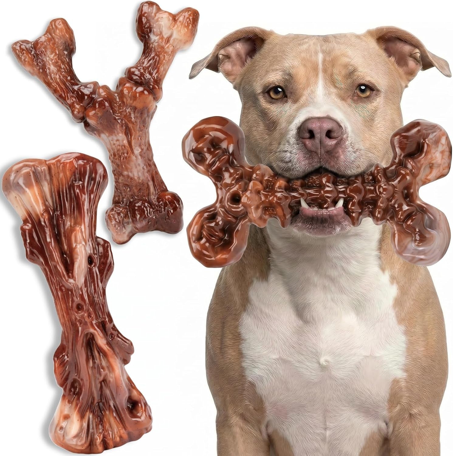 kseroo-3-pack-indestructible-dog-chew-toys-for-aggressive-chewers-25-90lbs-bacon-flavored-rock-hard-solid-nylon-dog-bones-for-medium-large-breeds-keeps-them-busy-dental-textured-long-lasting-xl