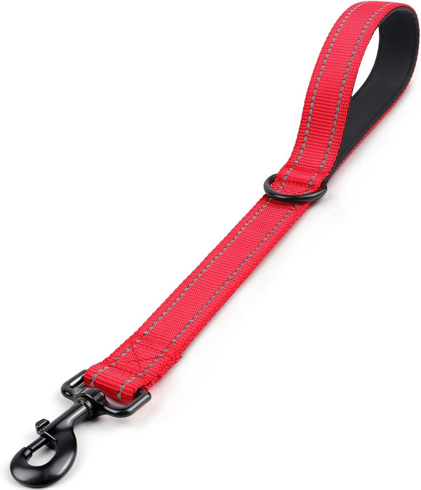 Joytale Short Dog Leash for Close Control & Training, 18", Black | Padded Comfort Handle, Reinforced Nylon Webbing, Secure Metal Clip, for Busy Streets & Heel Training14