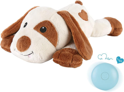 WEOK Heartbeat Puppy Toy, Comfort Cuddler Pillow, Dog Anxiety Relief Calming Aid,Heartbeat Stuffed Toy for Dogs,Puppy Heartbeat Toy Sleep Aid,Dog Heartbeat Toy for Pet15