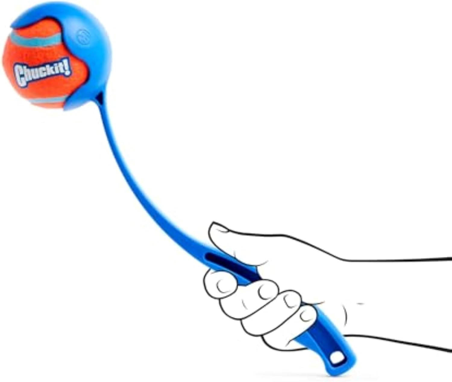 chuckit-dog-ball-launcher-12m-sport-with-12-handle-length-for-medium-2-5-dog-balls-for-dogs-20-60-lb-plastic-pet-fetch-ball-thrower-perfect-for-kids-made-in-usa-blue