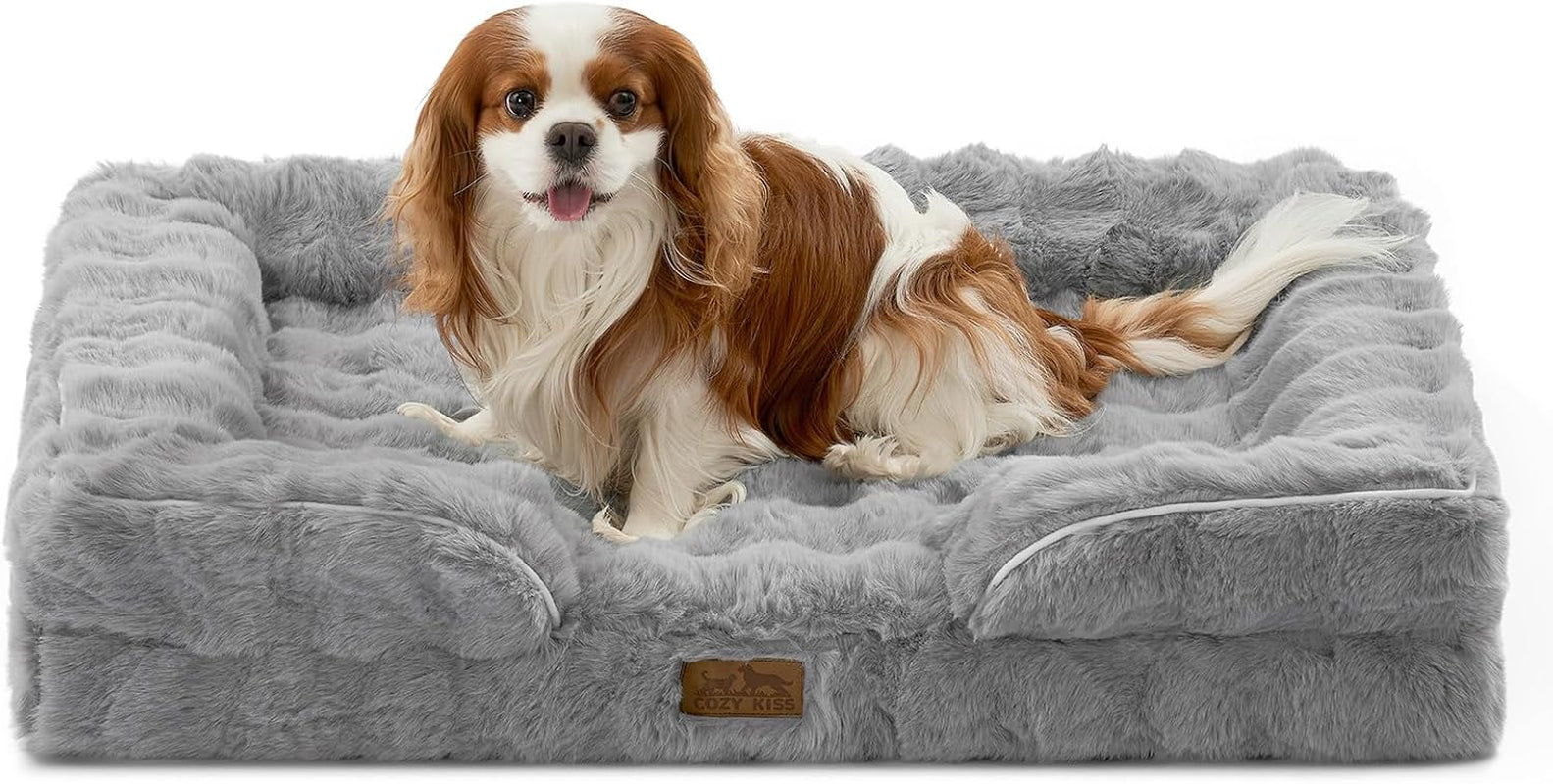 cozy-kiss-orthopedic-dog-bed-for-extra-large-dog-44x32-inch-xl-faux-fur-pet-sofa-bolster-foam-bed-with-sides-non-slip-and-egg-crate-big-dog-couch-bed-with-washable-removable-cover-beige