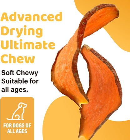 Ipaw Sweet Potato Dog Treats, Sqf-Certified Production Process Dog Chew | Human Grade, Single Ingredient, Rawhide Alternative Dog Treats for Vegetarian, Hypoallergenic, Easy to Digest4