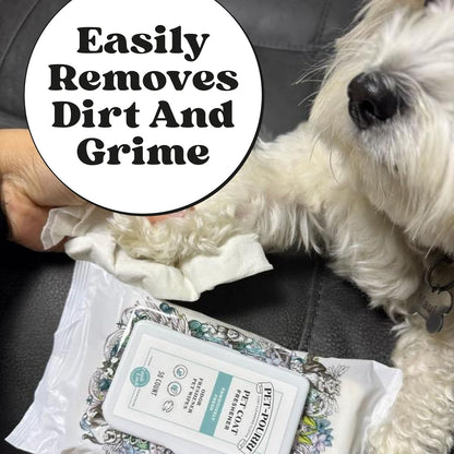 Poo-Pourri Pawsitively Fresh Deodorizing Pet Wipes – Quick Cleaning Wipes for Dogs & Cats – Plant Based Ingredients – Vet Recommended – Cleaner Odor Remover Wipes for Paw, Fur & Skin Soothing7