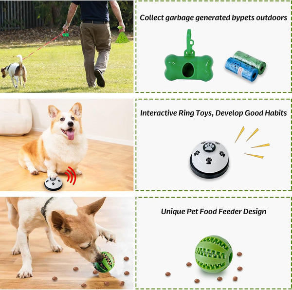 MRSOHRET 20Pcs Puppy Chew Toys for Teething, Dog Chew Toys with Rope Toy, Pet Dog Toothbrush, Treat Balls, Plush Toys and Squeaky Toys for Small Medium Dogs with Basket to Keep Them Busy5