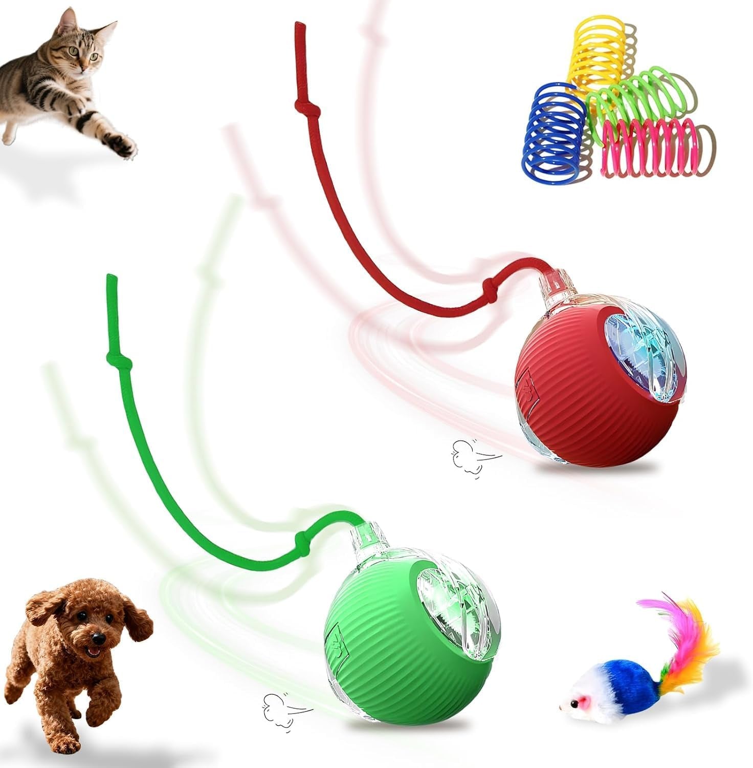 2-pack-usb-rechargeable-smart-cat-toy-ball-360-rotation-automatic-moving-chase-toy-obstacle-avoidance-interactive-play-with-4-spiral-springs-enrichment-toys-for-indoor-cats-puppies-small-dogs