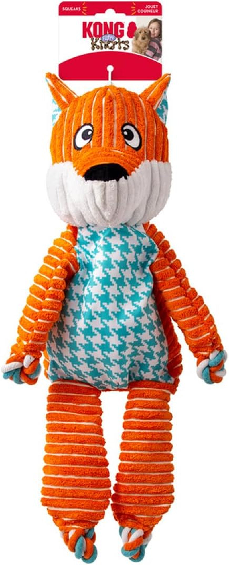 kong-floppy-knots-knotted-rope-dog-toy-entices-play-tug-toy-satisfies-natural-instincts-dog-supplies-with-floppy-design-minimal-stuffing-fox-for-medium-large-dogs