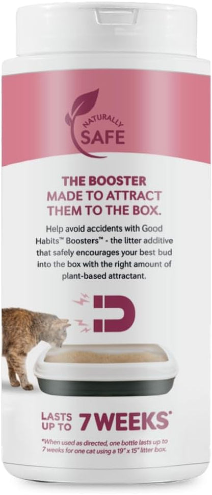 World'S Best Cat Litter Boosters Good Habits Additive, 18 Oz Canister2
