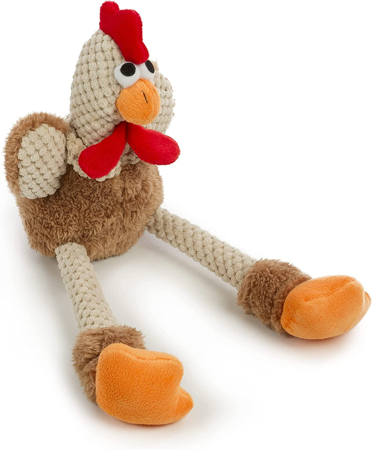 godog-checkers-fat-rooster-squeaky-plush-dog-toy-chew-guard-technology-white-large