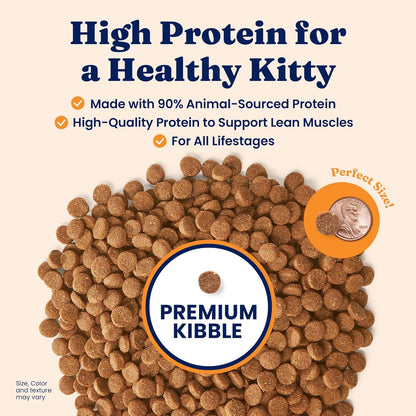 Solid Gold High Protein Dry Cat Food - Grain Free & Gluten Free Chicken Cat Dry Food W/Probiotics for Gut Health & Digestion - High Fiber & Omega 3 - Low Carb Superfood Kibble for Cats All Ages -12LB2