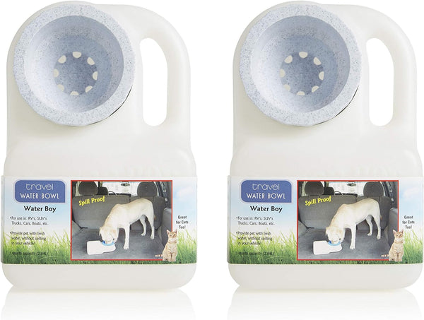 Lixit® Water Boy Portable Travel Dog Bowl - 3 Quart Spill Free Self Filling Pet Water Bowl - Made in USA (White, 1 Pack)6