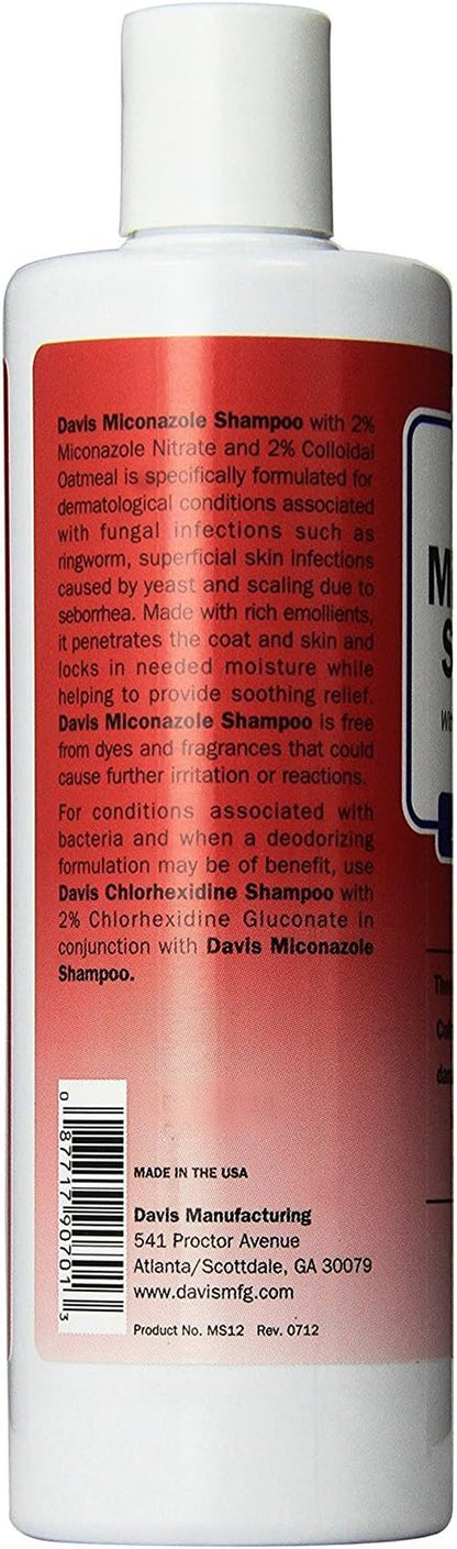 Davis Miconazole Pet Shampoo, 12 Oz2