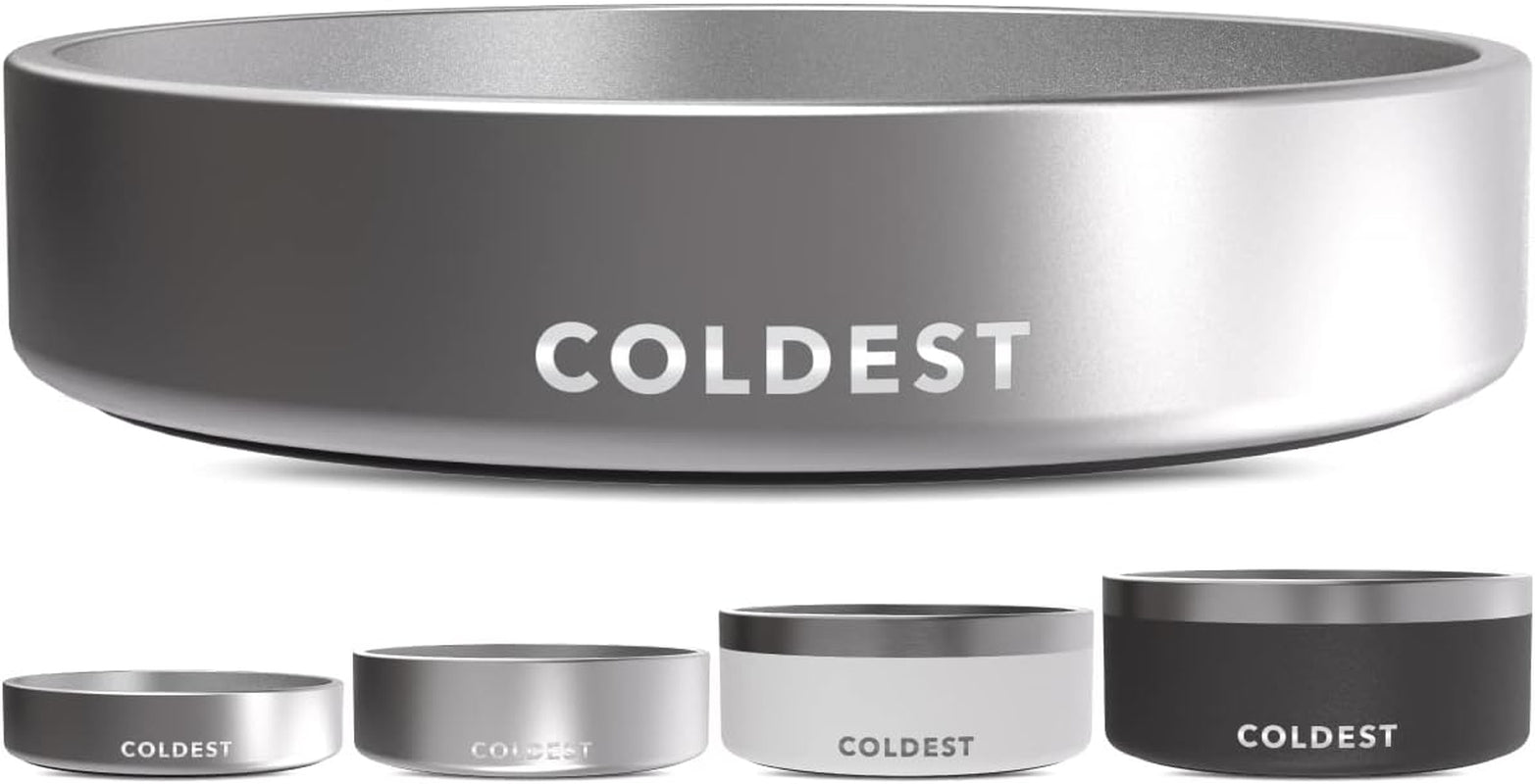 coldest-dog-bowl-anti-rust-metal-non-slip-3-layers-insulated-stainless-steel-dog-bowls-spill-proof-heavy-duty-water-bowl-for-dogs-cats-dish-washer-safe-21-oz-polished-stainless-steel