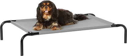 Amazon Basics Cooling Breathable Elevated Dog Bed with Metal Frame for Large Dogs, 51" X 31" X 8", Grey11