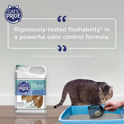 Cat'S Pride Lightweight Clumping Litter: Flushable - Powerful Odor Control - Scented, 10 Pounds6
