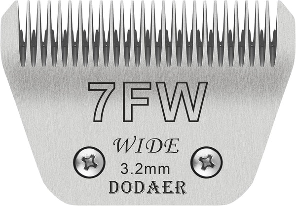 7FC Dog Grooming Ceramic Blades,Compatible with Andis,Oster A5,Wahl KM10 | Size 7FC Detachable Ceramic Blade 1/8-Inch 3.2MM Cut Length,3 Pack13