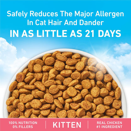 Purina ONE Liveclear Allergen-Reducing Dry Kitten Food Formula with Real Chicken as the Number One Ingredient - 5 Lb. Bag6