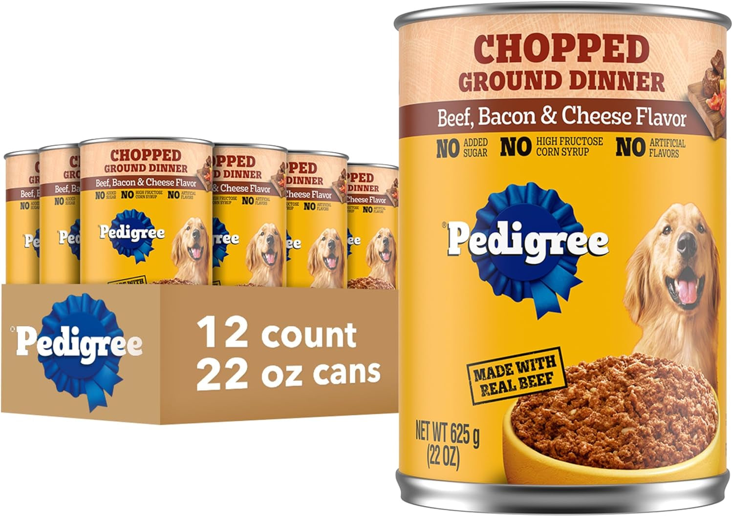 pedigree-chopped-ground-dinner-wet-dog-food-chicken-13-2-oz-12-count-100-complete-balanced-slow-cooked-with-real-chicken-supports-lean-muscles-serve-as-topper-or-complete-meal