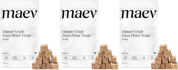 Maev Single-Ingredient Freeze-Dried Beef Liver Dog Treats, 4.4 Oz | 100% Usda-Certified Human-Grade | Healthy Raw Dog Snacks | Perfect for Training & Sensitive Diets | Made in USA8