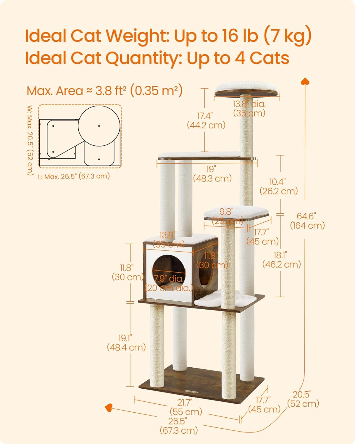 feandrea-cat-tree-64-6-inch-modern-cat-tower-multi-level-condo-with-5-scratching-posts-perch-washable-removable-cushions-cave-rustic-brown-upct166x01