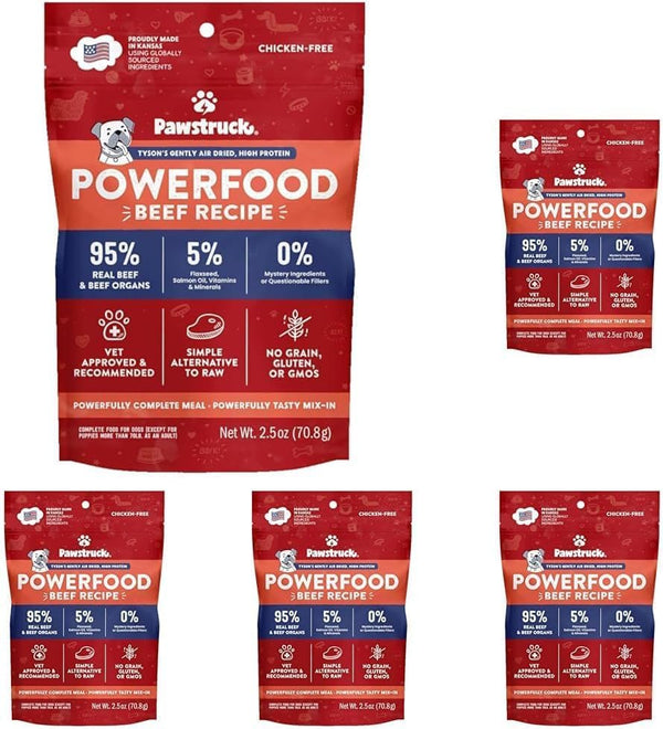 Pawstruck Air Dried Dog Food with Real Beef, Grain-Free, Made in USA, Non-Gmo & Vet Recommended, High Protein Limited Ingredient Full-Feed for All Breeds & Ages, 2Lb Bag11