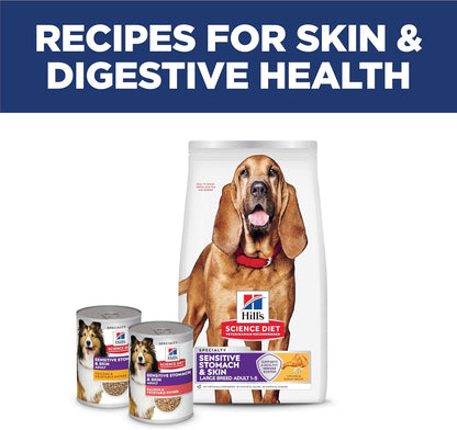 Hill'S Science Diet Sensitive Stomach & Skin Large Breed Dry Dog Food | #1 Veterinarian Recommended, Adult Formula, Chicken Recipe, 30 Lb. Bag10