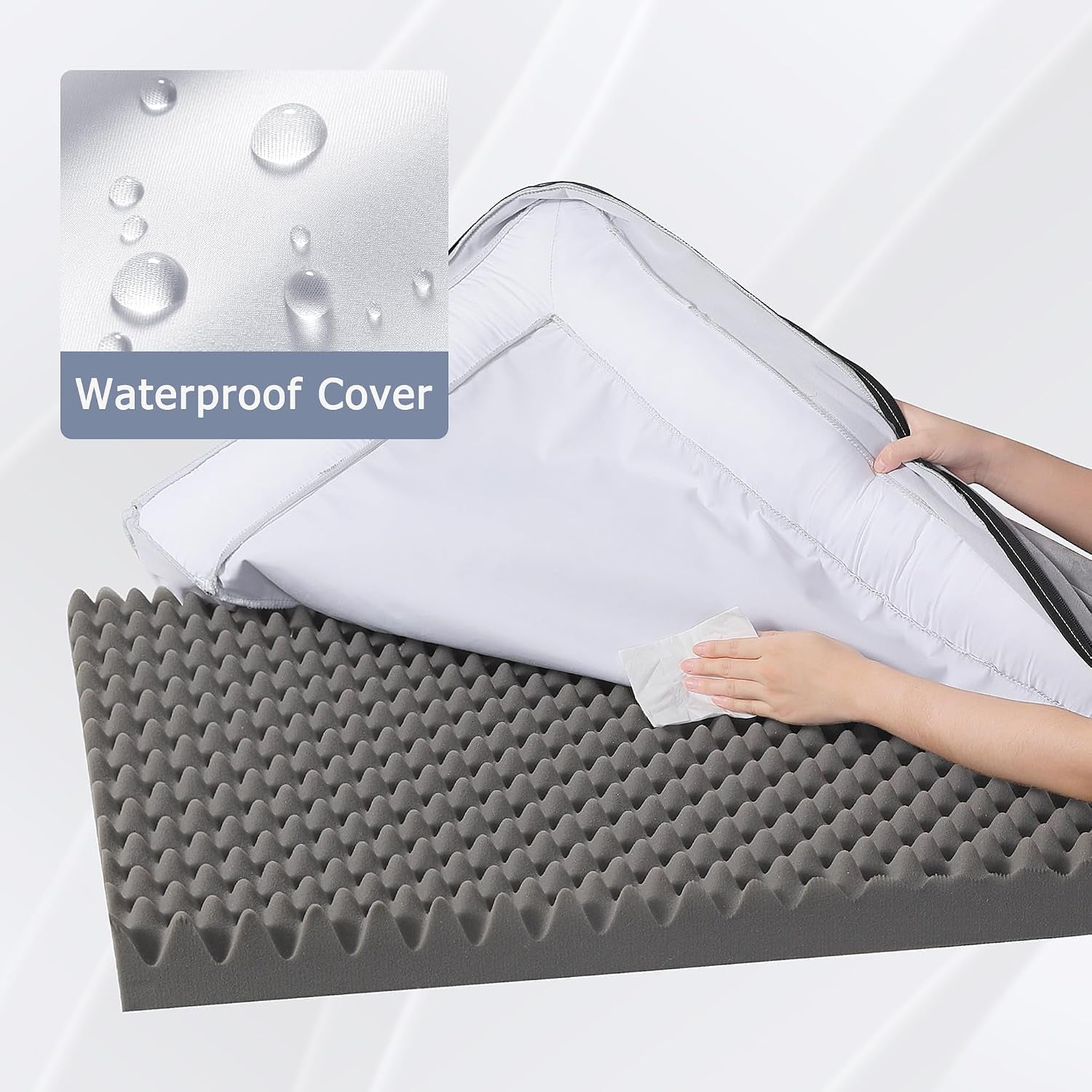 western-home-orthopedic-xl-dog-bed-extra-large-washable-dog-couch-42in-removable-cover-waterproof-liner-3-sided-bolster-for-neck-support-anti-slip-bottom-oeko-tex-certified-grey-up-to-85-lbs