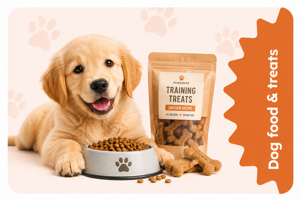 Dog Food & Treats for Daily Meals, Chews and Rewards