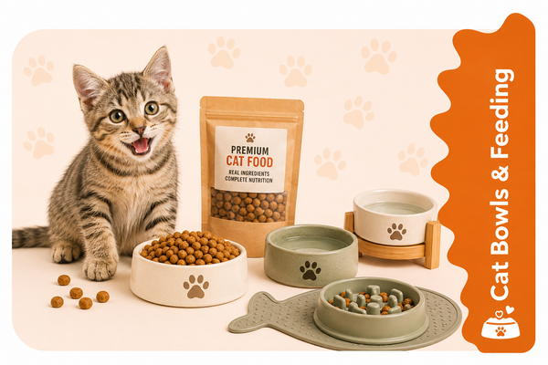 Cat Bowls & Feeding Essentials for Daily Meals