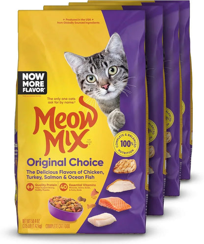 Meow Mix Original Choice dry cat food with chicken, turkey, salmon & ocean fish flavors, 50.4 oz bag7