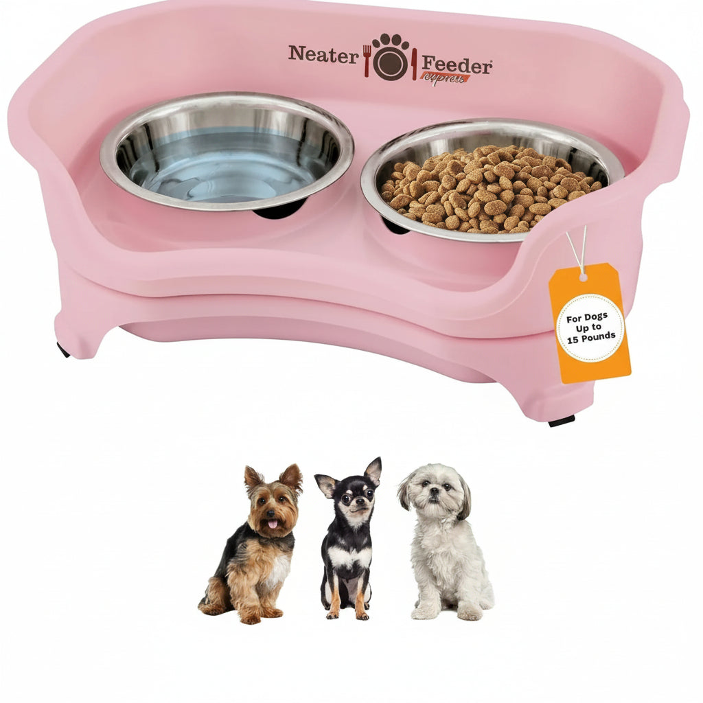 pink-elevated-dog-feeder-with-two-stainless-steel-bowls-for-food-and-water-ideal-for-small-dogs-up-to-15-lbs