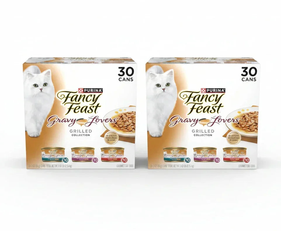 two-boxes-of-purina-fancy-feast-gravy-lovers-grilled-collection-wet-cat-food-30-cans-each