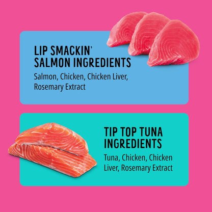 Bonkers Purrpops Freeze Dried Tuna & Salmon Flavor Lollipop Cat Treats, Healthy Real Meat Treats, Training Treats or Food Topper, for All Breeds and Ages, Value Pack (18 Pieces)5