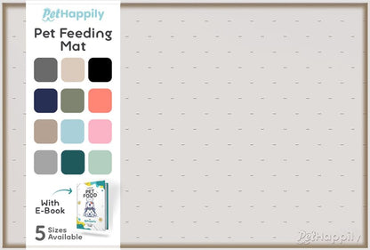 Dog Food Mat - Raised Edges Dogs Mat for Food and Water Prevent Spill, Waterproof Cat Food Mats Protect Floors, Easy Clean Dog Bowl Mats for Food and Water, Silicone Pet Feeding Placemats16