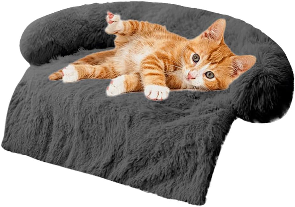 calming-dogs-cats-bed-mats-dog-pad-washable-removable-couch-cover-plush-long-fur-mat-for-pets-waterproof-lining-perfect-for-small-medium-and-large-dogs-and-cats-gradient-gray-36x31
