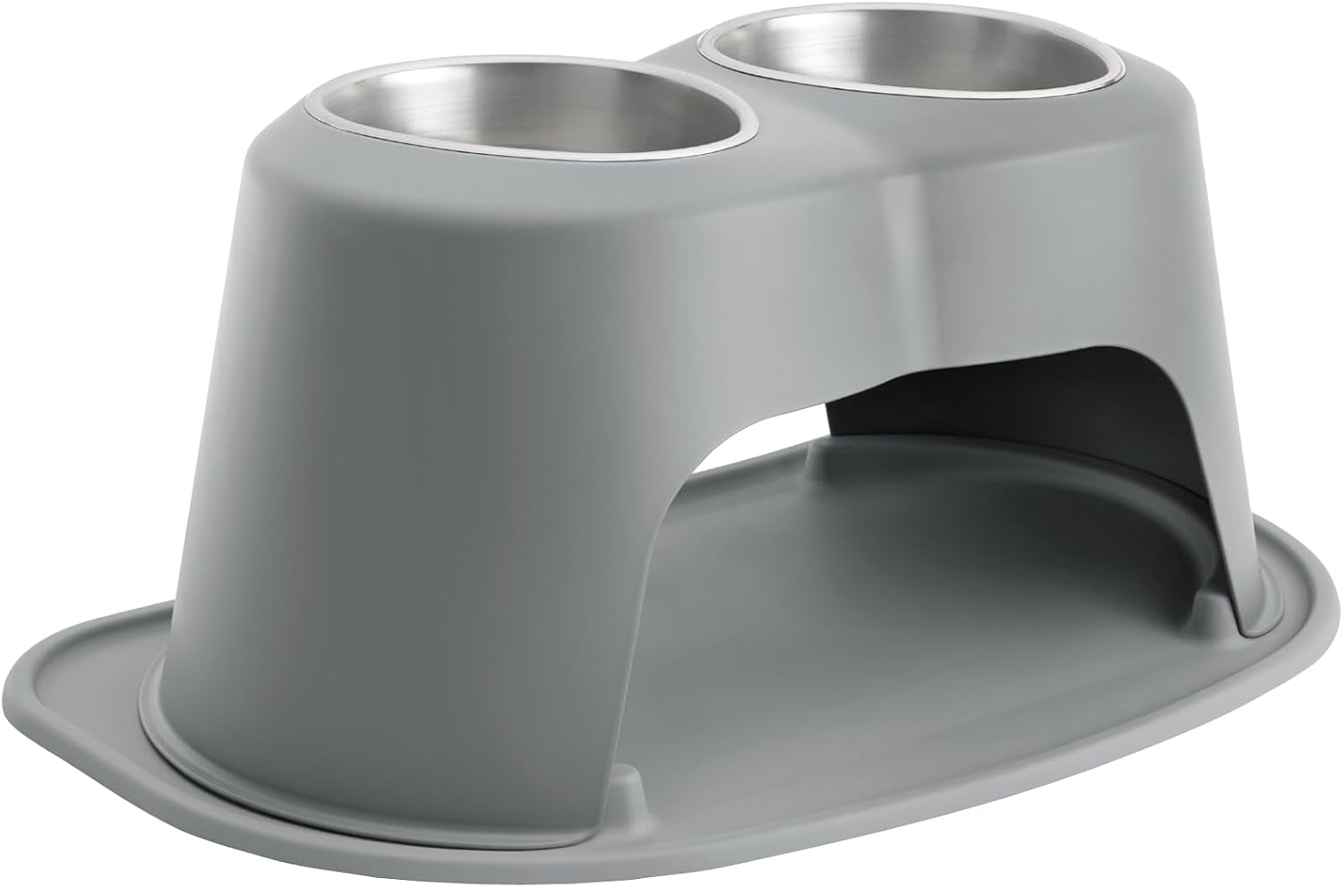 weathertech-double-high-pet-feeding-system-elevated-dog-cat-bowls-8-inch-high-dark-grey-dhc3208dgdg