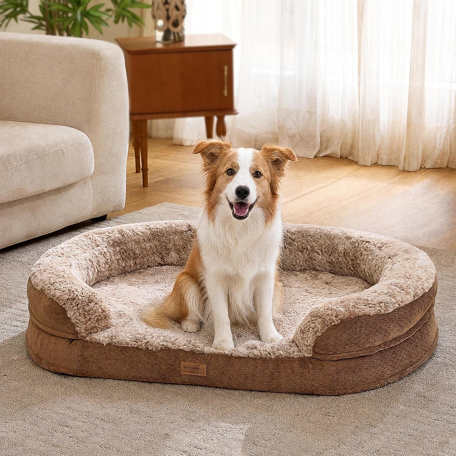 fukumaru-large-thickened-dog-couch-bed-orthopedic-waterproof-washable-heavy-duty-dog-sofa-with-4-extra-thick-egg-crate-foam-relieves-joint-pressure-fully-removable-fits-medium-to-large-dogs