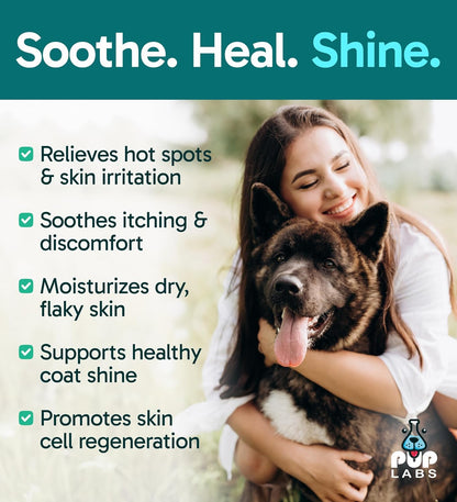 Pup Labs K9 Soothe anti Itch Spray for Dogs with Aloe, Rose, & Coconut, Natural Hot Spot Treatment for Dogs That Soothes Irritation, Pet Skin Treatment Spray, 4 FL OZ2