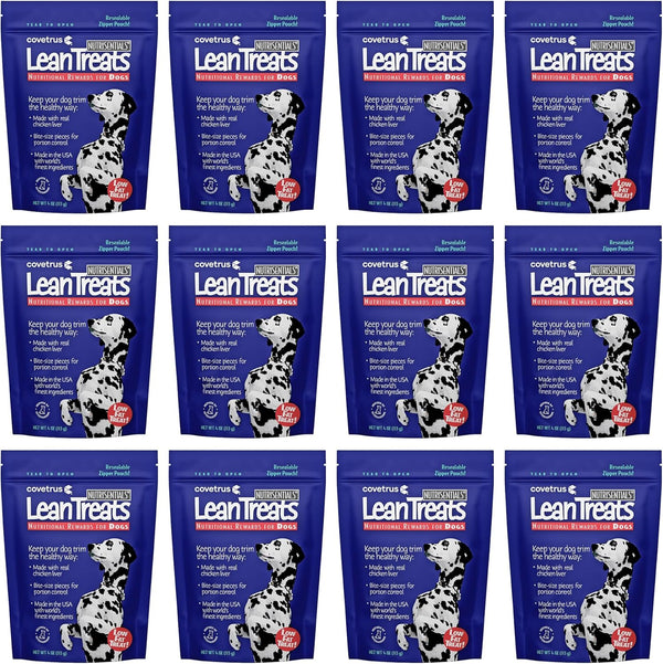 Covetrus Nutrisential Lean Treats for Dogs - Small, Medium & Large Dogs (K9) - Nutritional Low Fat, Bite-Size - Soft Chicken Flavor - Chicken Flavor - 3 Pack - 4Oz9