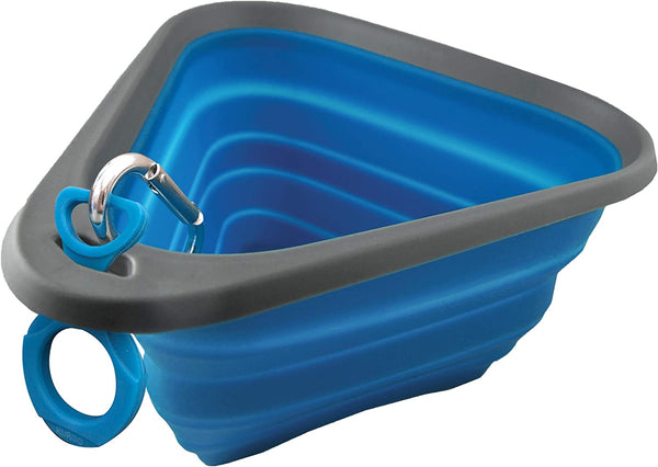 Kurgo Collaps-A-Bowl, Barn Red | Collapsible Travel Dog Bowl, Holds up to 24Oz, Food-Grade Silicone, PVC & Bpa-Free, Dishwasher Safe, Includes Carabiner Clip6