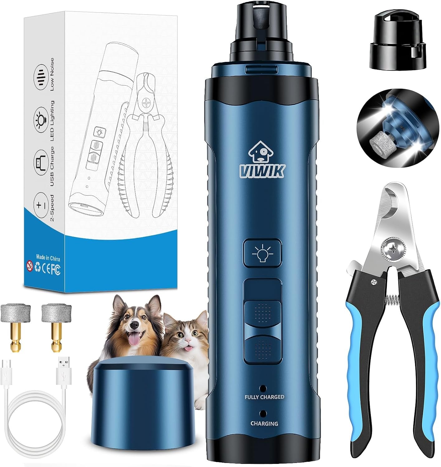 viwik-dog-nail-trimmers-with-light-cat-dog-nail-clippers-dog-nail-grinder-quiet-for-large-medium-small-dogs-paw-cats-claw-electric-2-speed-pet-toenail-grooming-supplies-gifts-for-dog-lovers