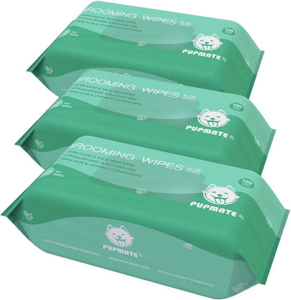 Pet Wipes for Dogs & Cats, Extra Moist & Thick Grooming Puppy Wipes with 100 Fresh Counts, Aloe Vera/Nature12