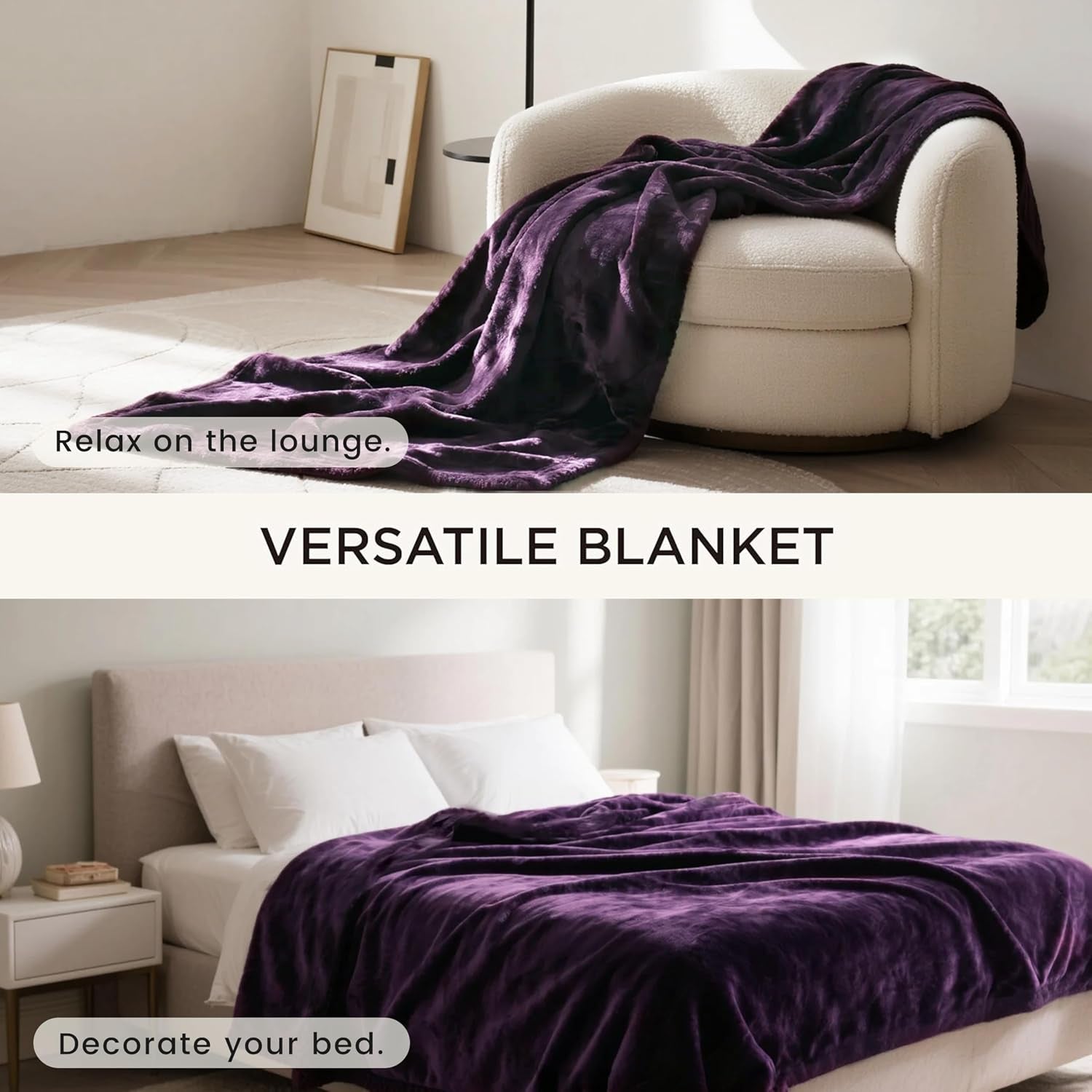 gogobunny-waterproof-bed-blanket-reversible-sherpa-fleece-throw-blanket-for-dog-puppy-cat-furniture-cover-protects-bed-couch-sofa-from-liquid-pee-and-pet-fur-dark-purple-50x60-inches