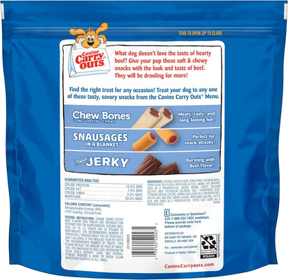 Canine Carry Outs Beef Flavor Dog Treats, 47 Ounce Bag8